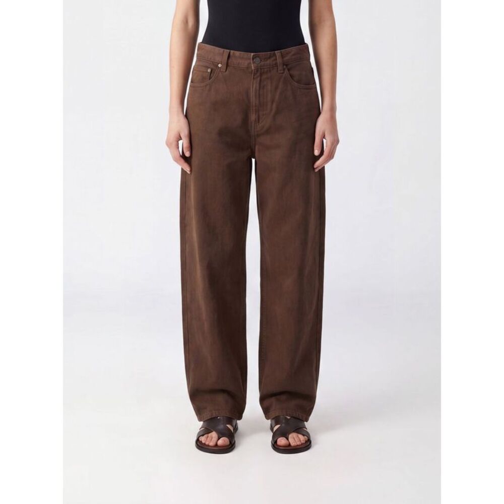 Pinko Women Pinko Estelle Mid-Rise Baggy Jeans In Cotton Denim
